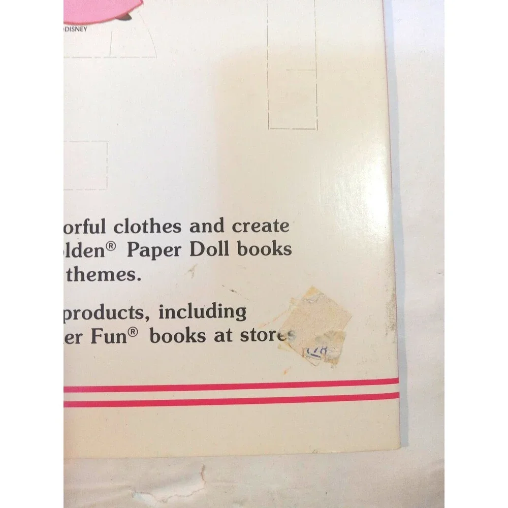 Vintage Cinderella  Old Fashioned Cut Out  Paper Dolls Book
